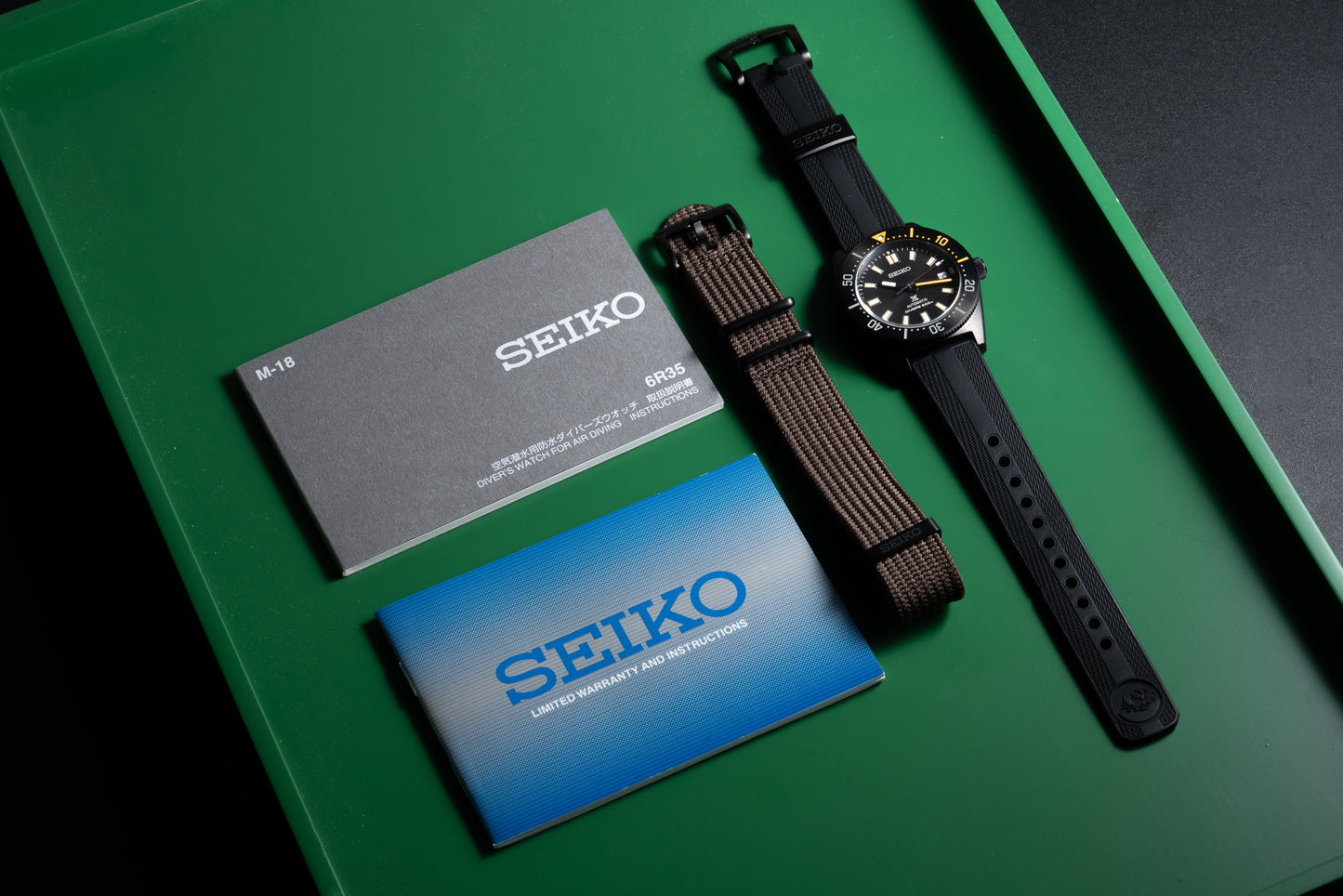 Seiko Prospex 1965 Mechanical Diver's Modern Re-Interpretation Black Series Limited Edition