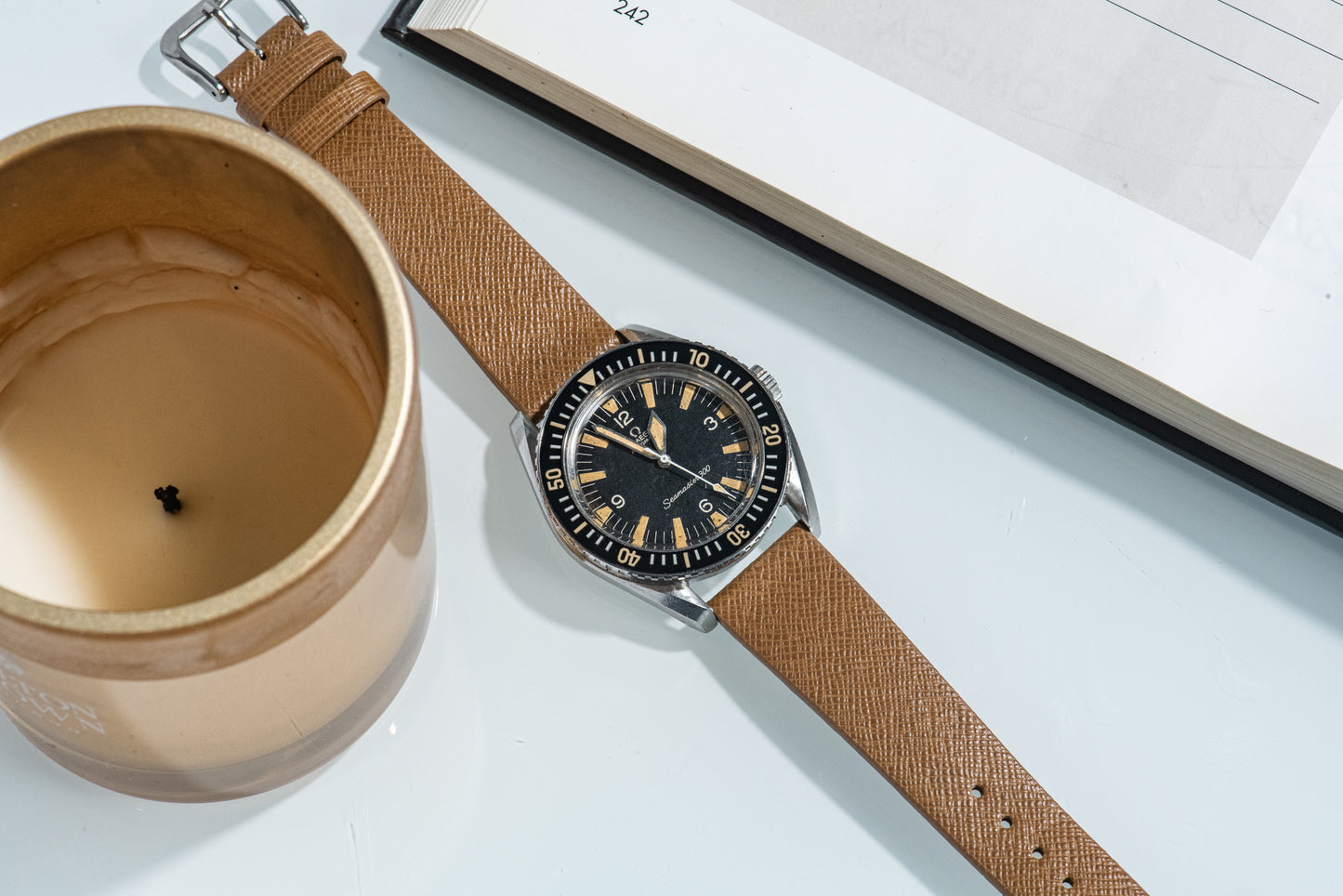 Hudson Brown II Saffiano Strap