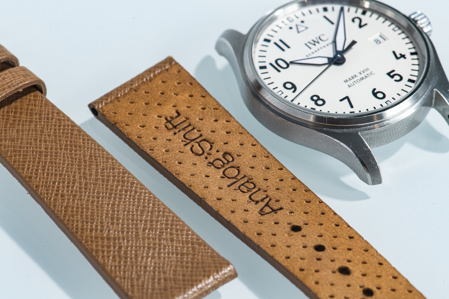 Hudson Brown II Saffiano Strap