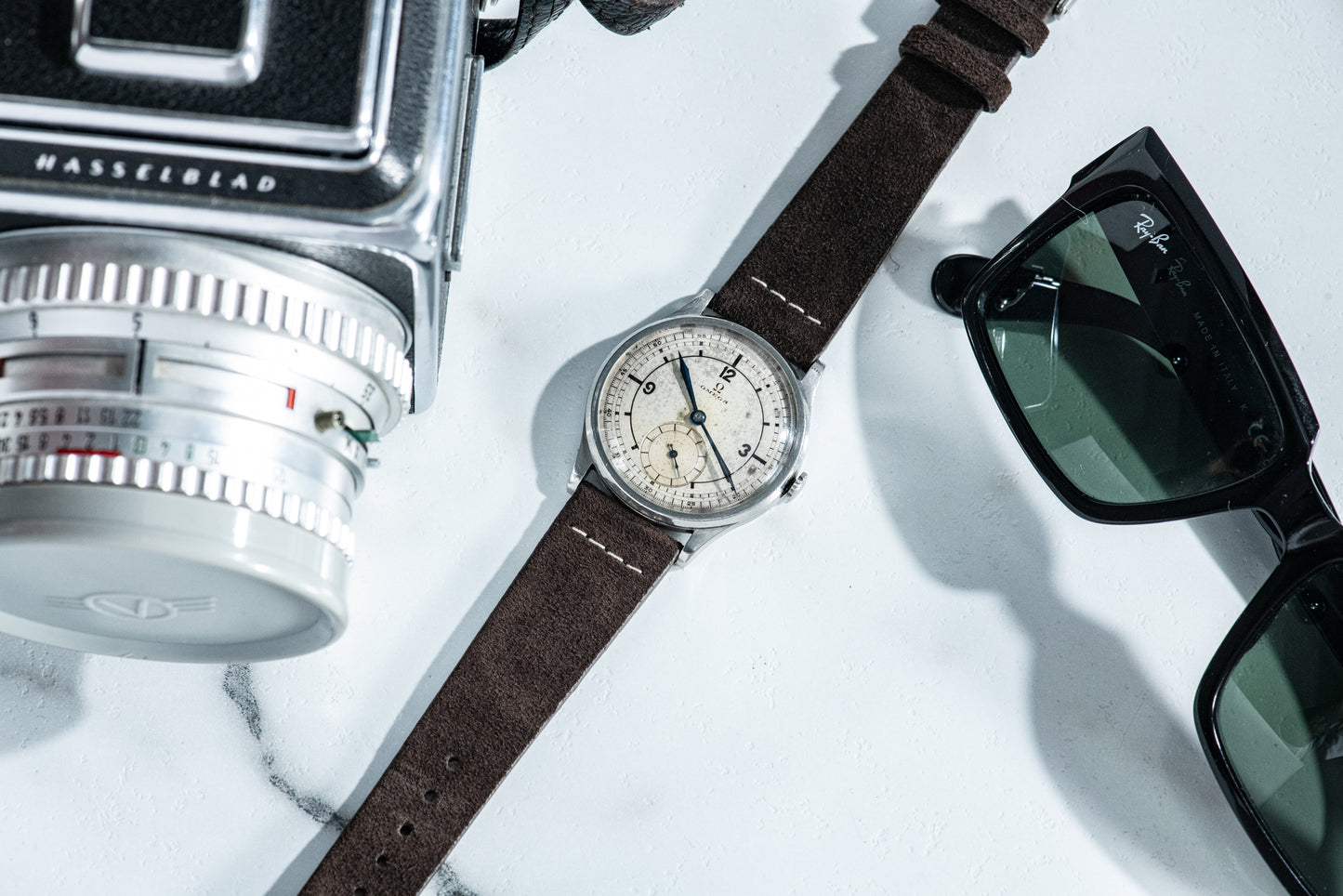 Islay Brown Suede Strap