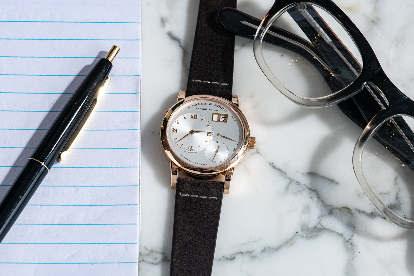 Islay Brown Suede Strap