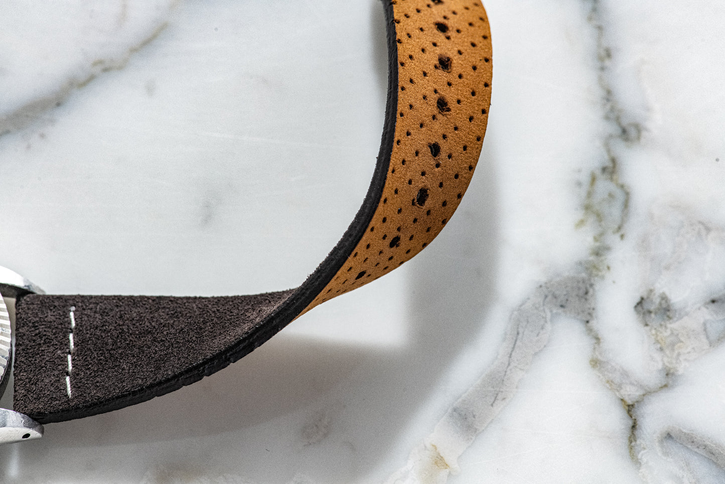 Islay Brown Suede Strap