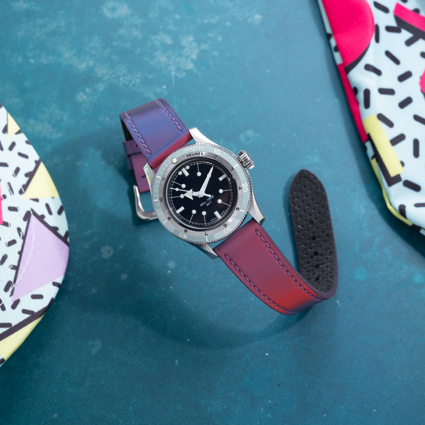 Rubystone Red Matrix Strap