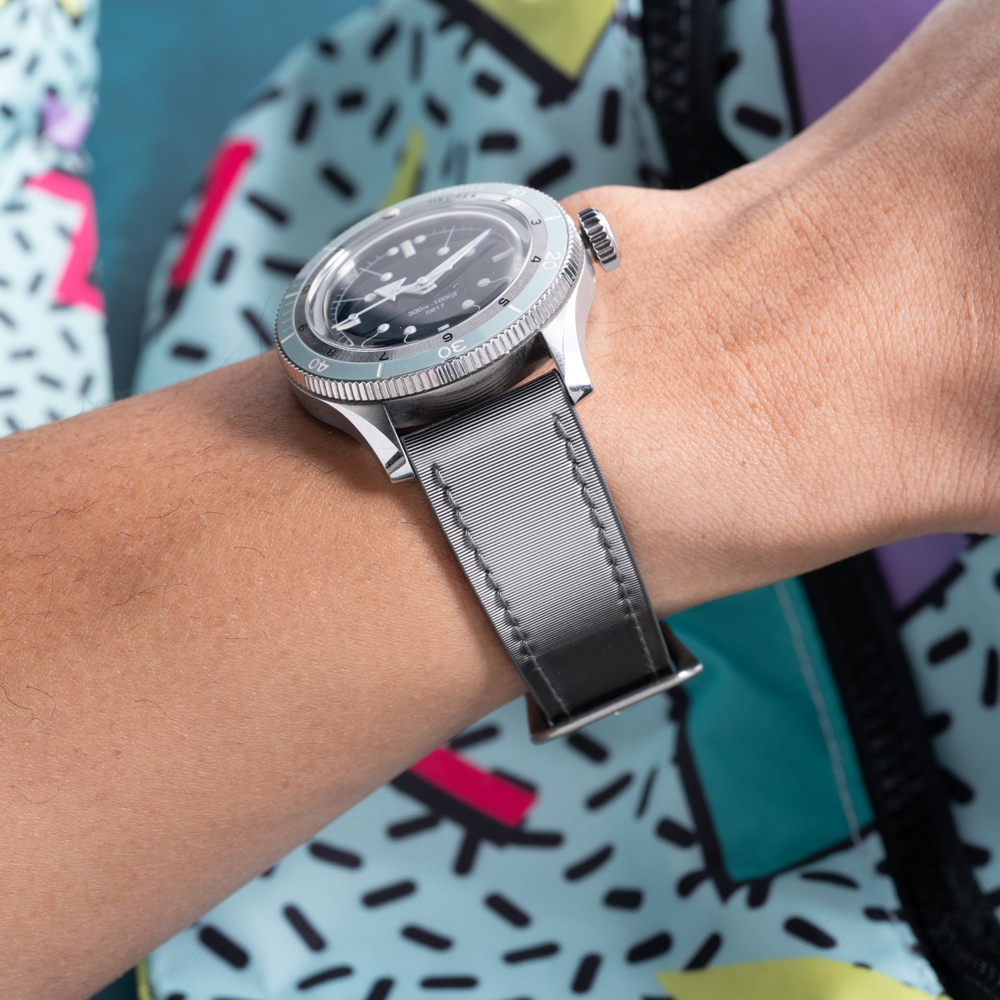 Quantium Silver Matrix Strap