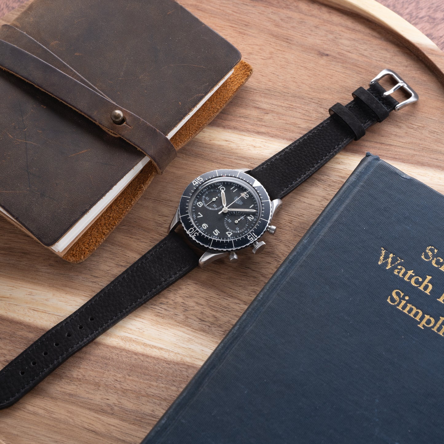 DeVille Black Matte Calf Strap