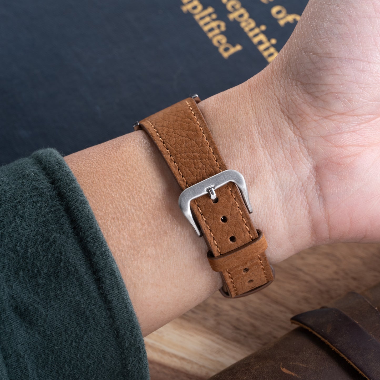 Pagoda Brown Matte Calf Strap