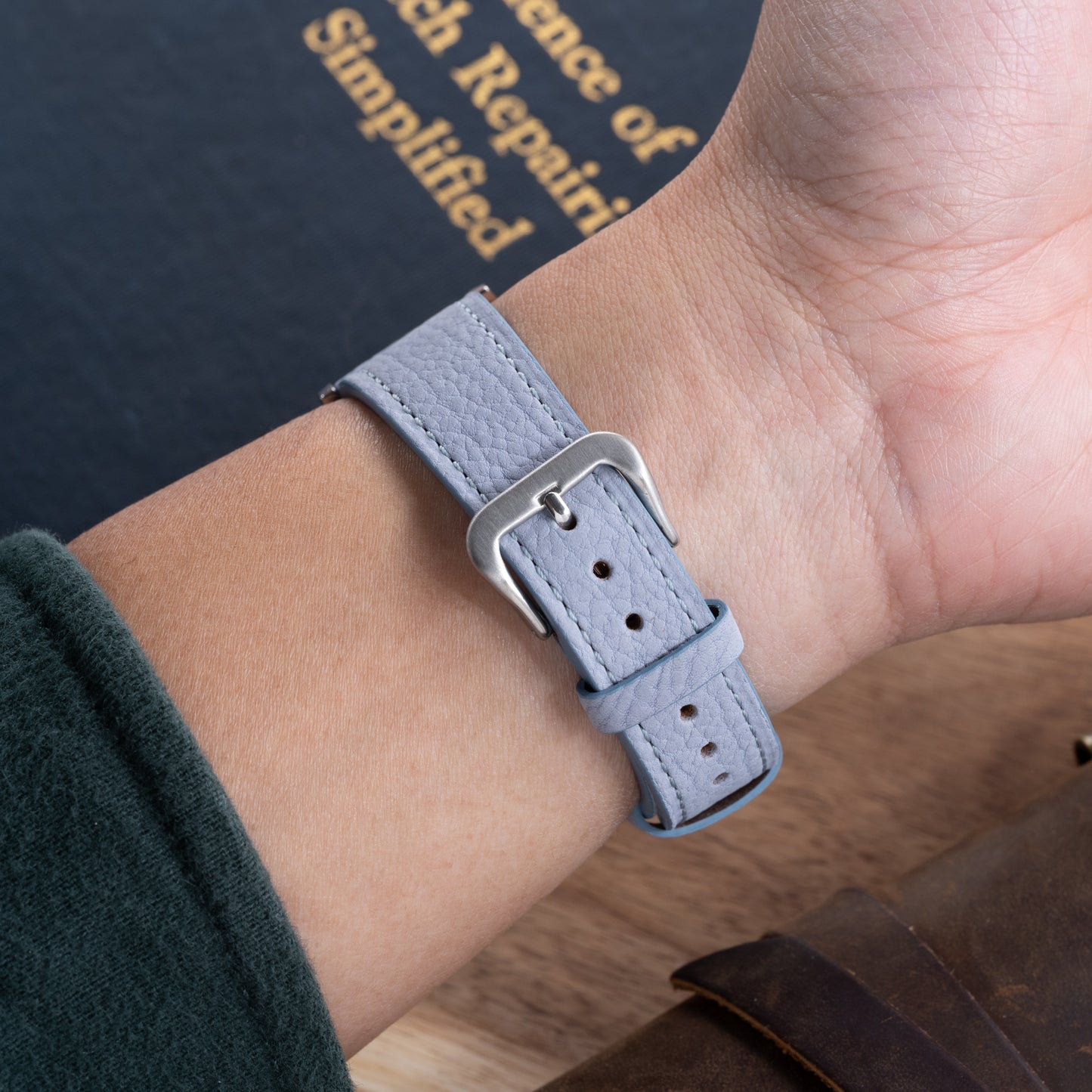 Sunbeam Blue Matte Calf Strap