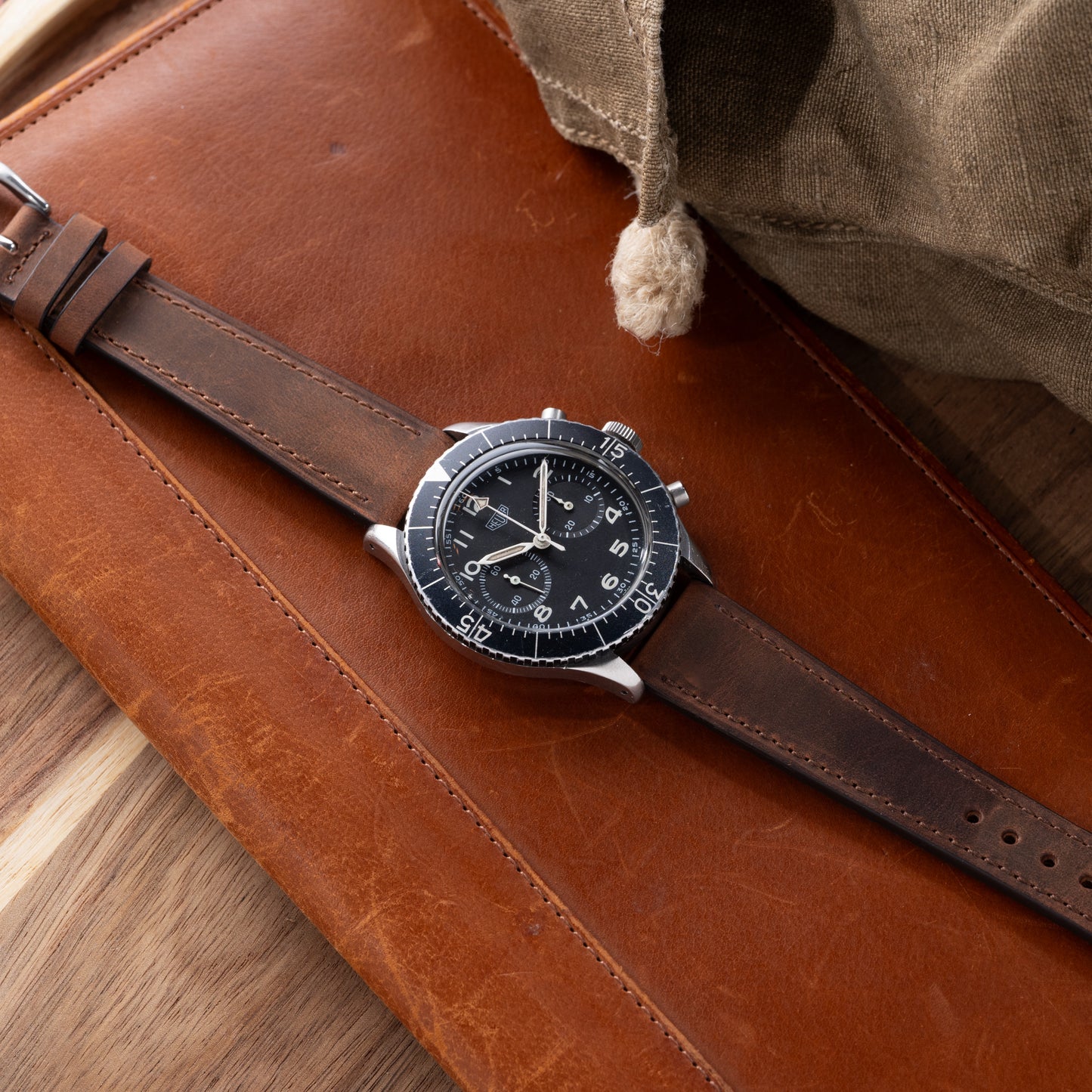 Petty Brown Distressed Strap