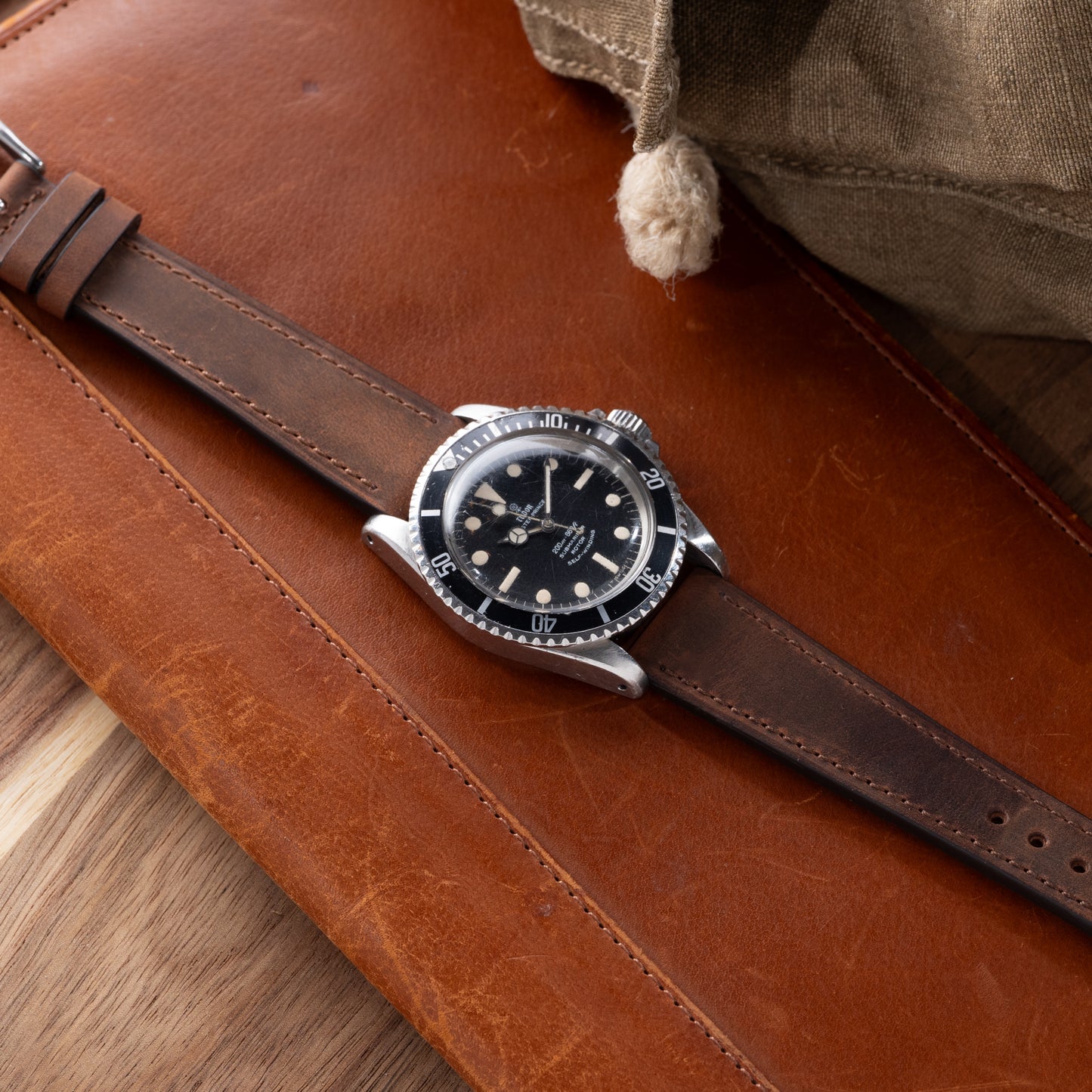 Petty Brown Distressed Strap