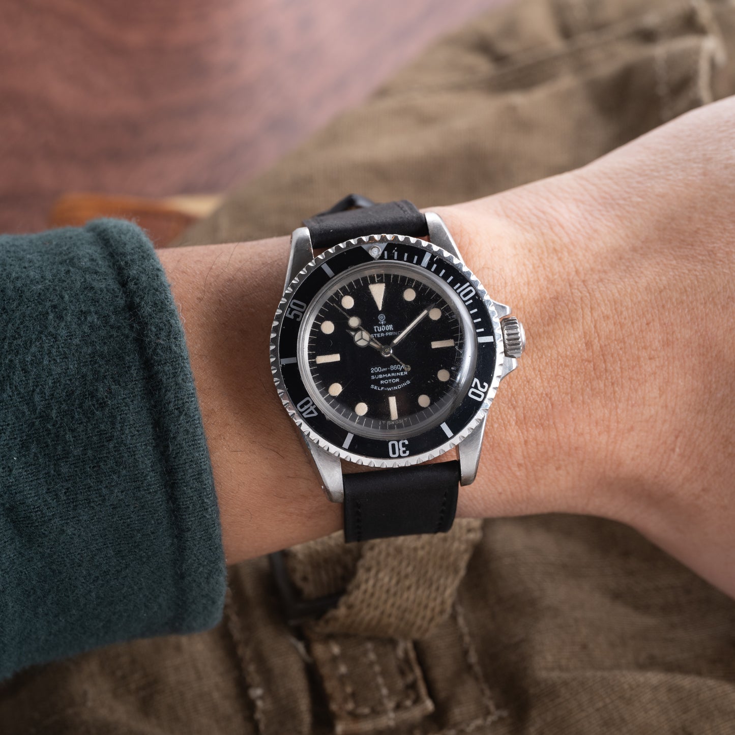 Andretti Black Distressed Strap