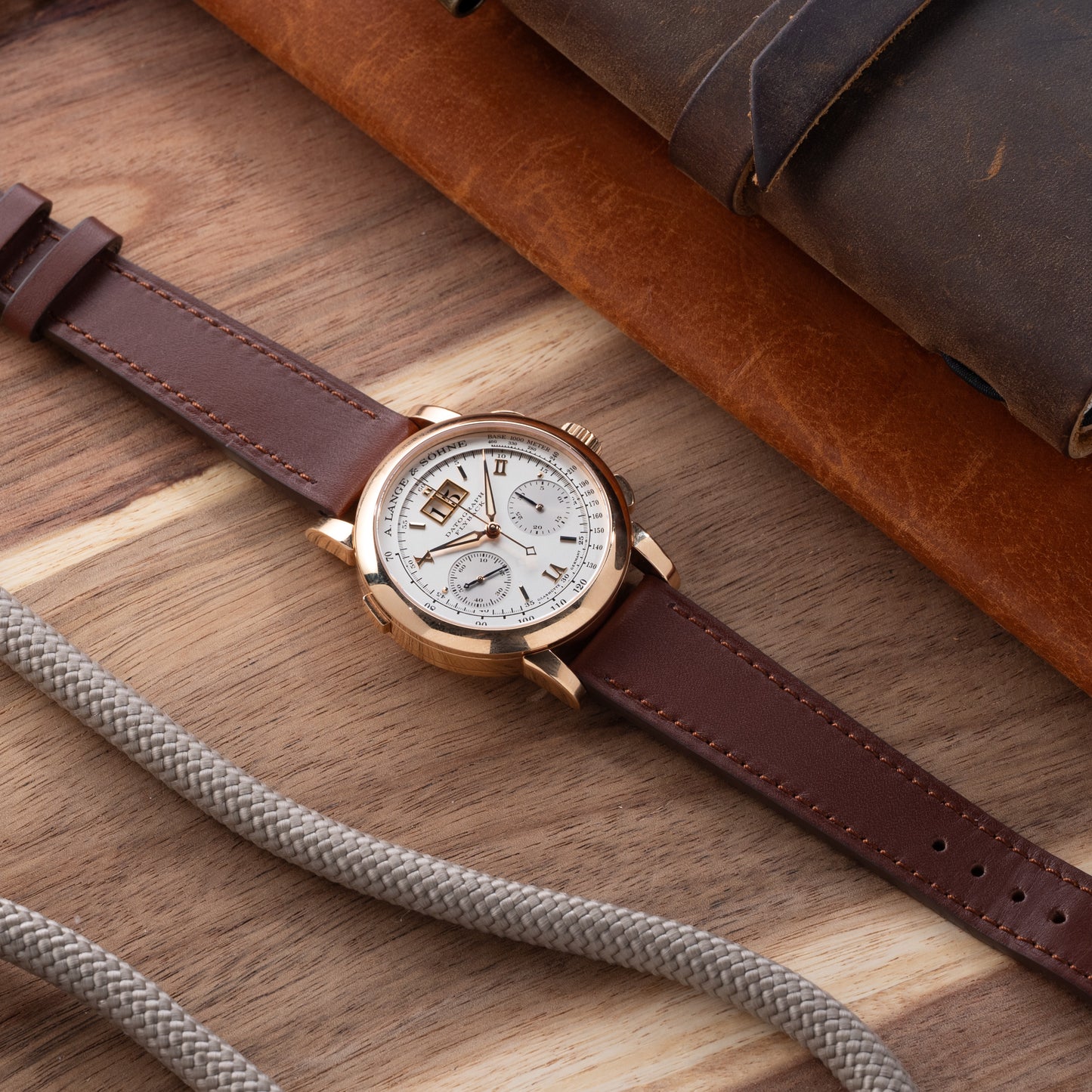 Maranello Brown Gloss Calf Strap