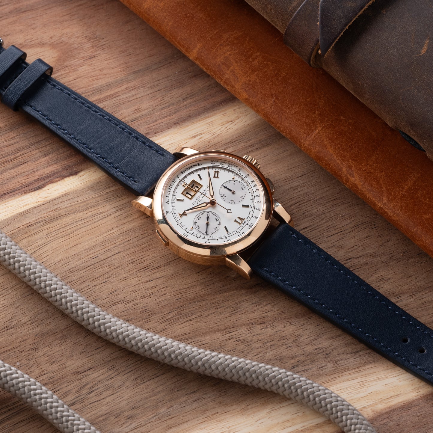 Bavaria Blue Gloss Calf Strap