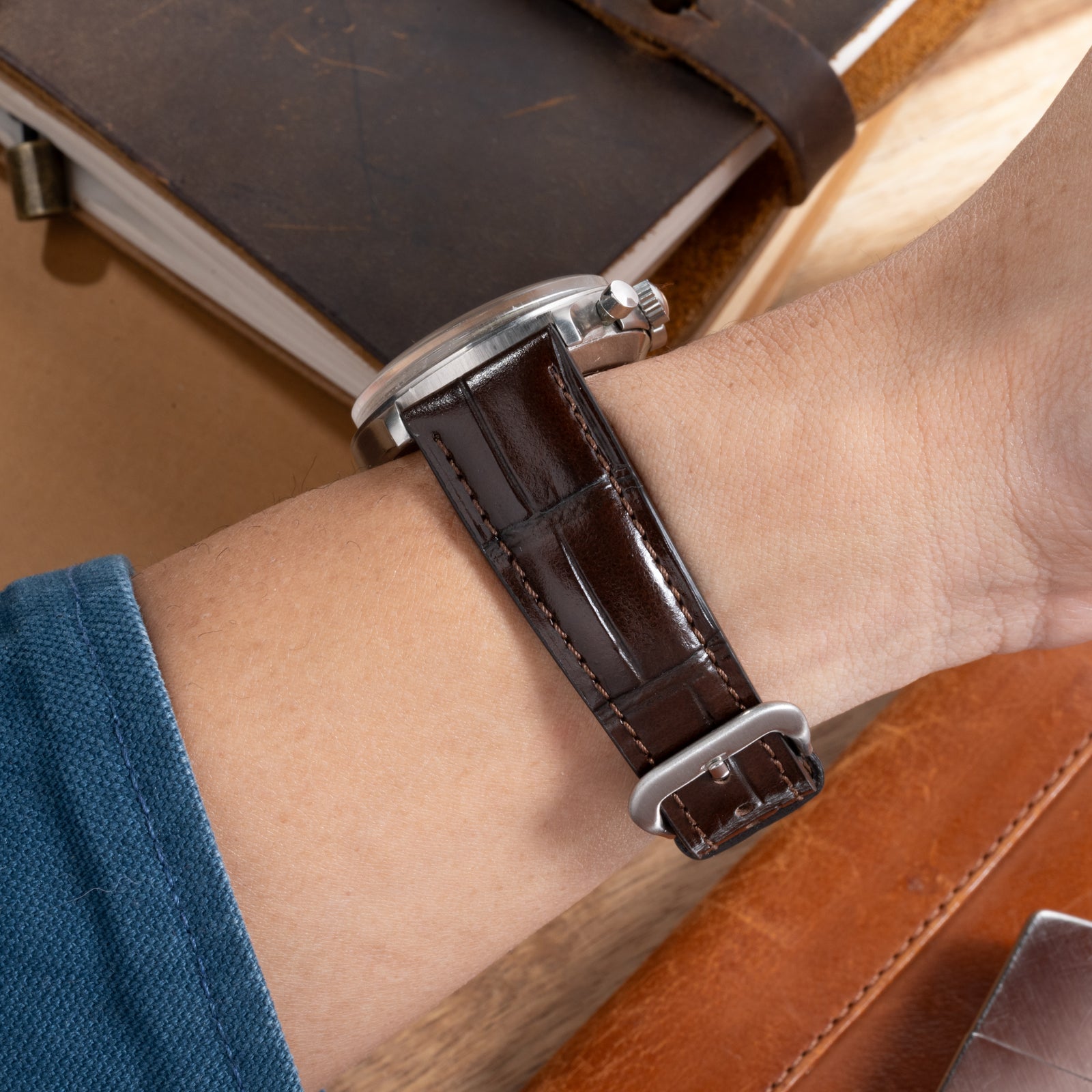 Corniche Brown Executive Strap