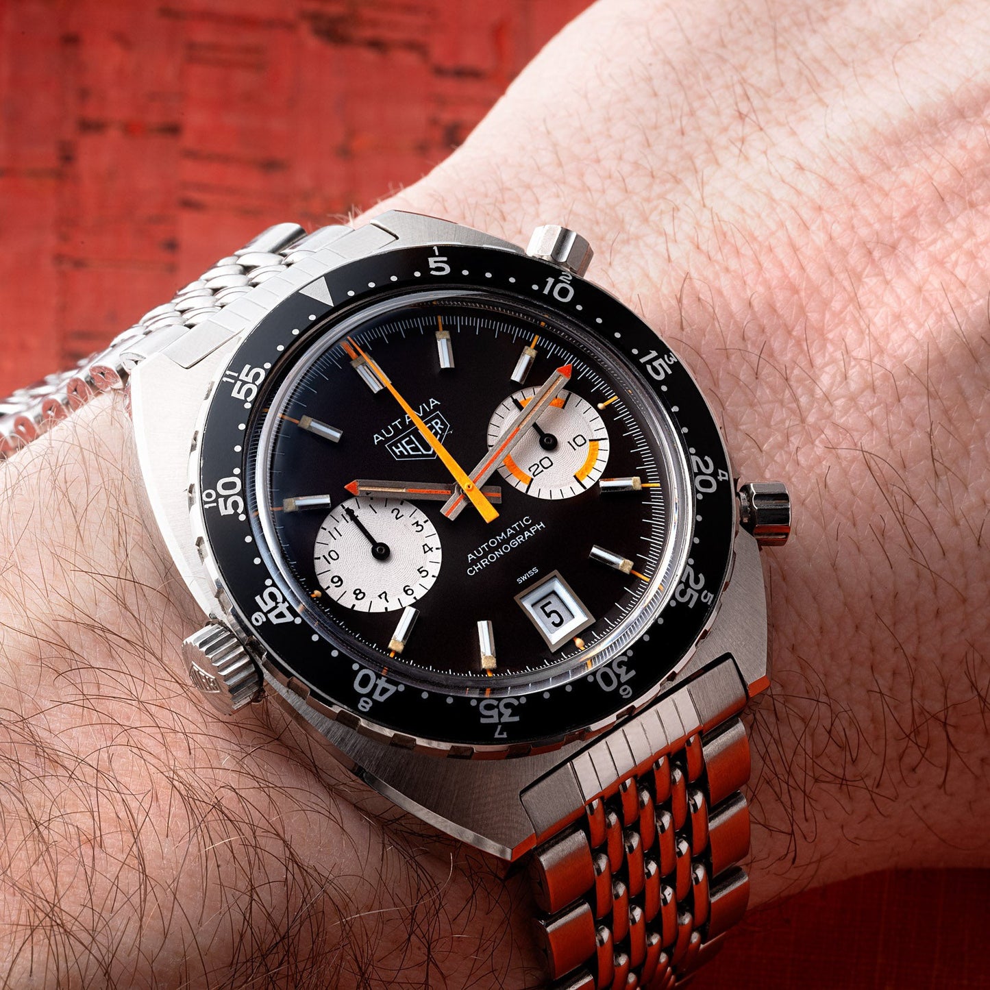 Heuer Autavia 'Orange Boy'