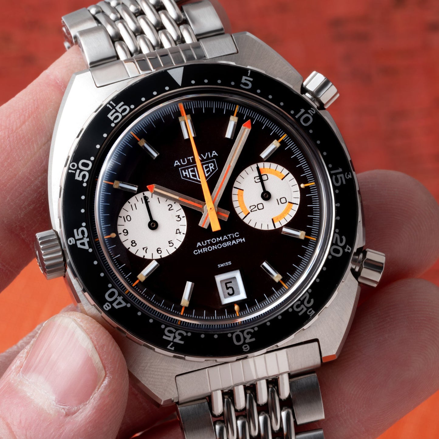 Heuer Autavia 'Orange Boy'