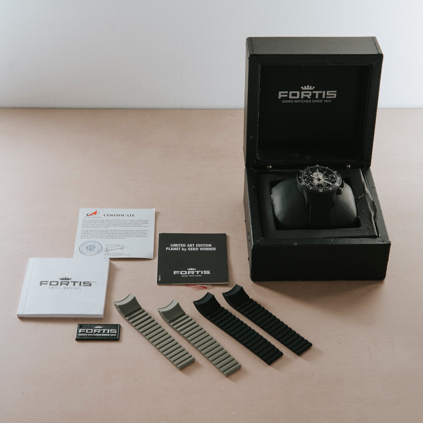 Fortis B-42 Cosmonauts Limited Art Edition Planet by Gerd Winner