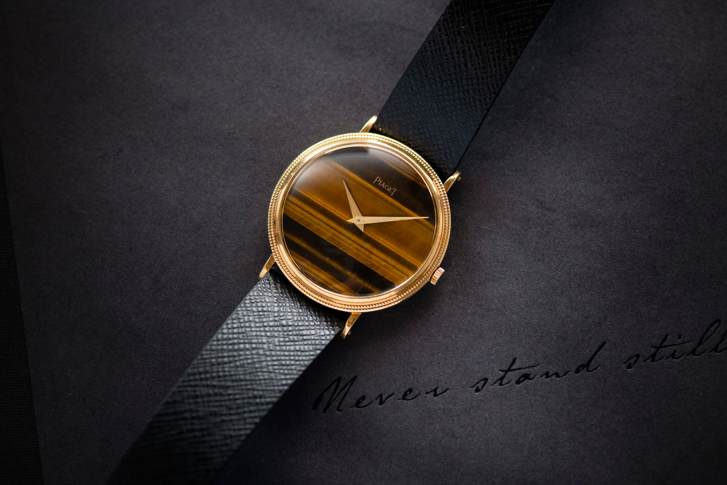 Piaget 'Tiger's Eye' Dress Watch