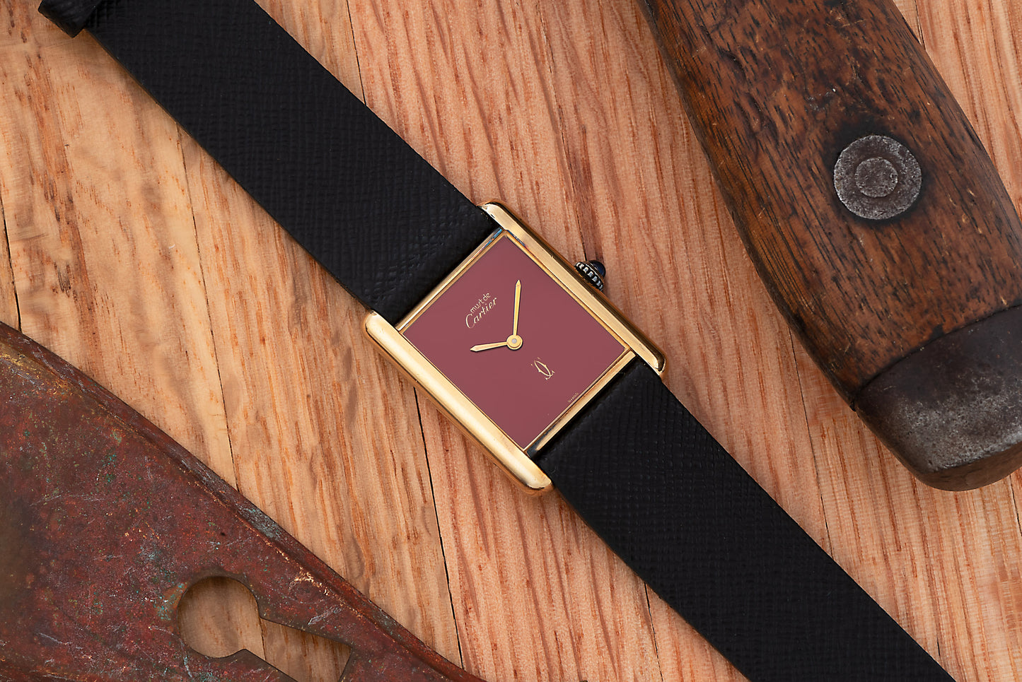 Cartier 'Must De Cartier' Tank Louis 'Bourdeaux'