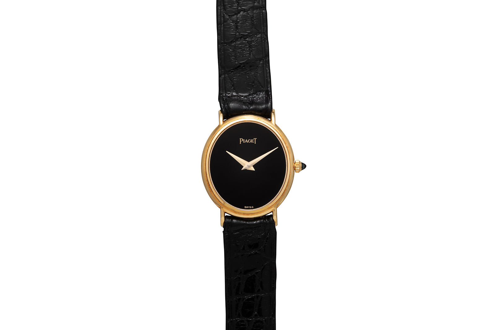 Piaget 'Onyx' Oval Dress Watch