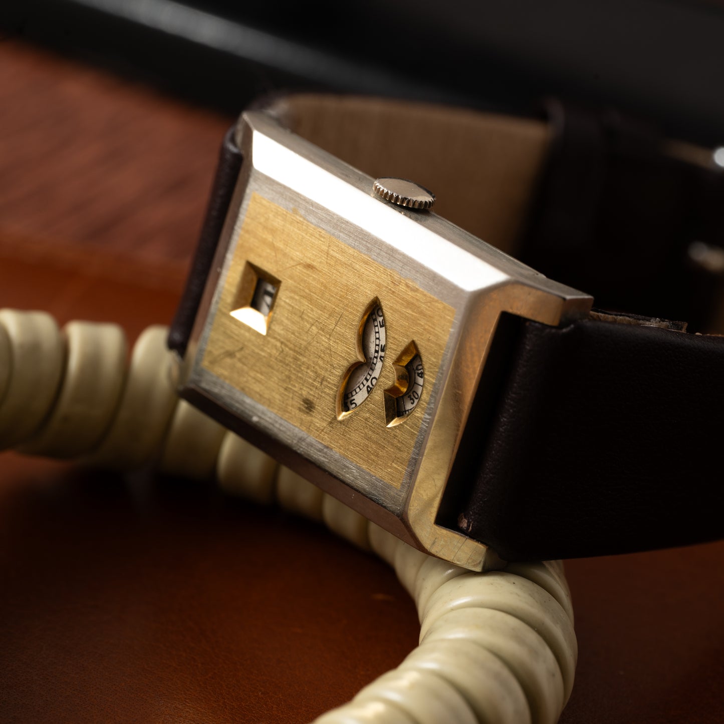 Glycine 'Jump Hour' 18k Two-Tone