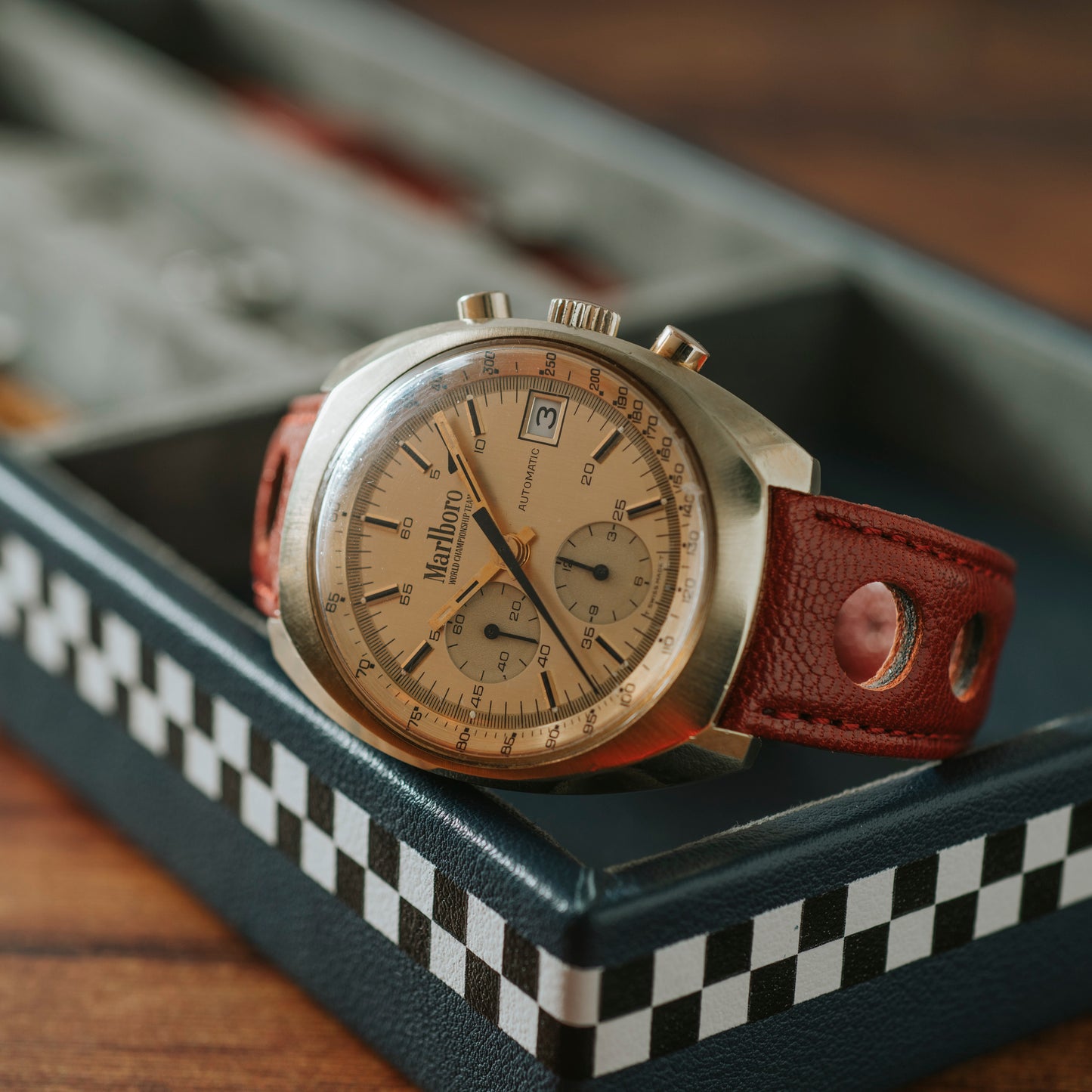 Marlboro World Championship Team Chronograph by Lemania