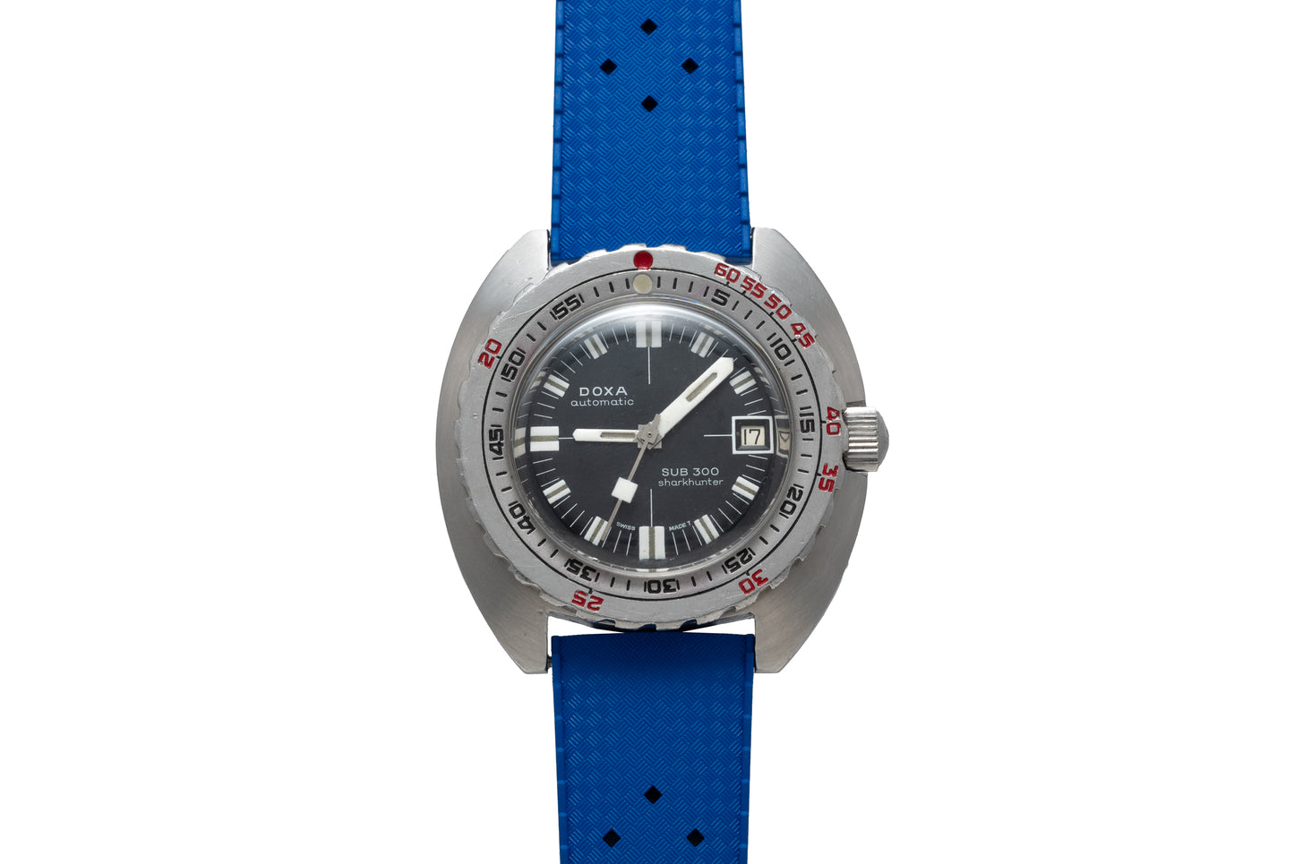 DOXA Sub 300 'No-T' Sharkhunter 'Whiteshark'