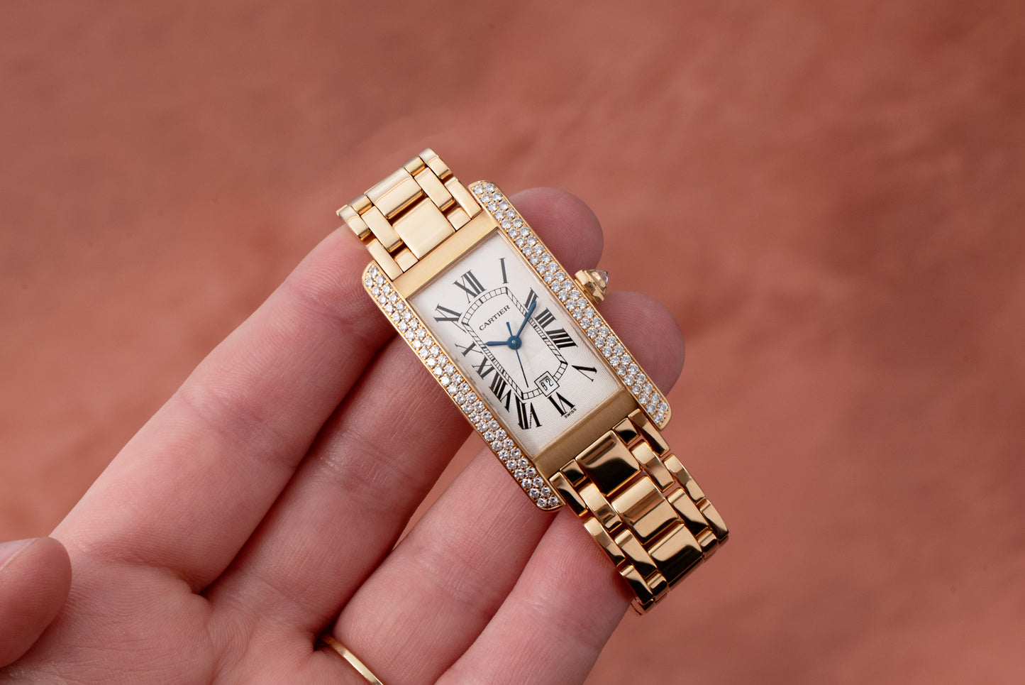 Cartier Tank Americaine Automatic Diamonds
