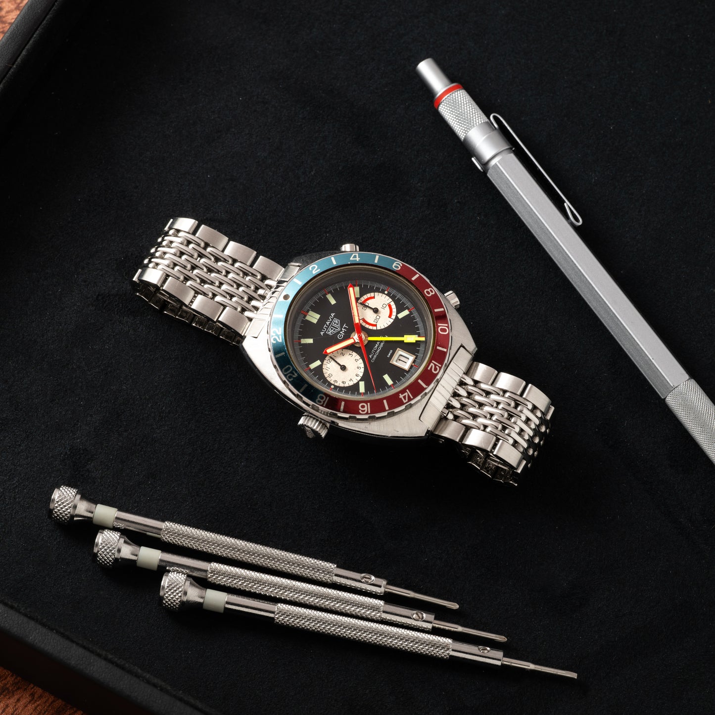 Heuer Autavia GMT