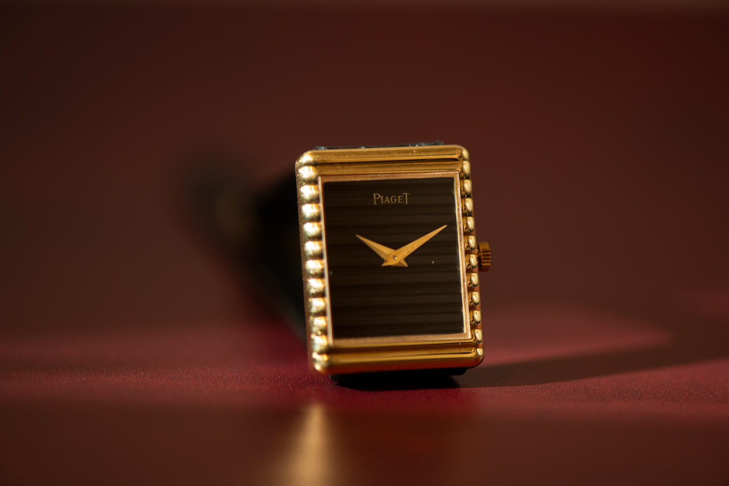 Piaget 'Onyx' Rectangular Dress Watch