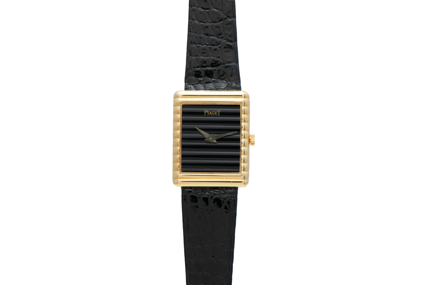 Piaget 'Onyx' Rectangular Dress Watch
