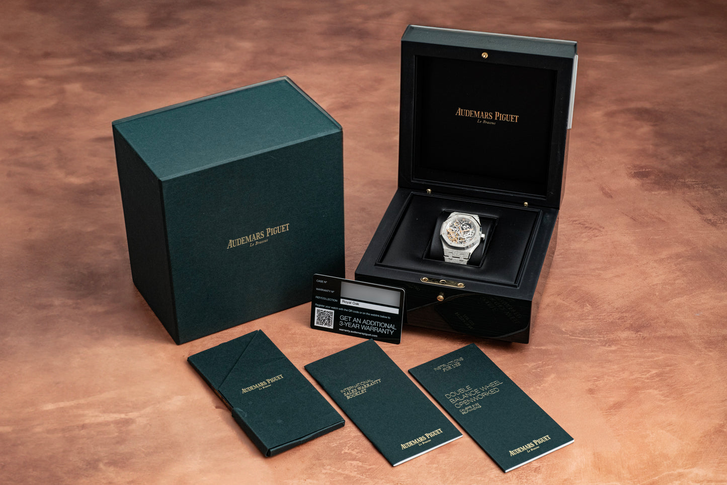 Audemars Piguet Royal Oak Double Balance Wheel Openworked 'Frosted Skeleton'