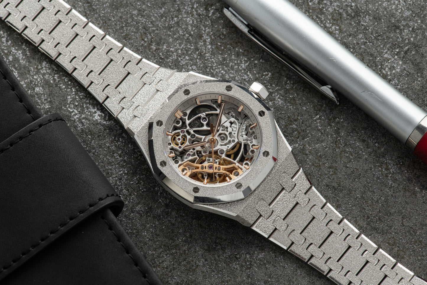 Audemars Piguet Royal Oak Double Balance Wheel Openworked 'Frosted Skeleton'