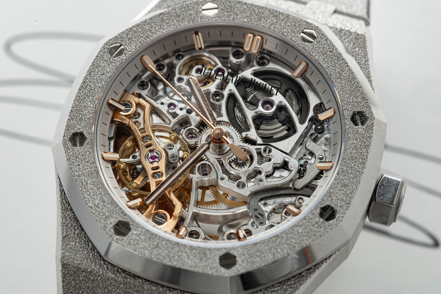 Audemars Piguet Royal Oak Double Balance Wheel Openworked 'Frosted Skeleton'