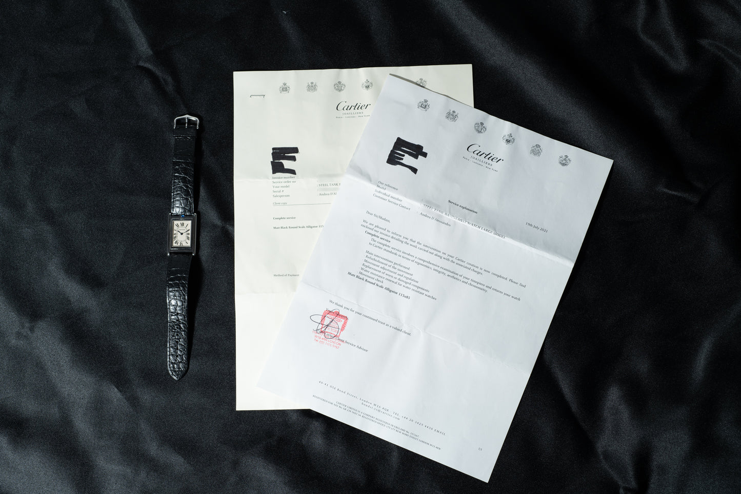 Cartier Tank Basculante Mécanique