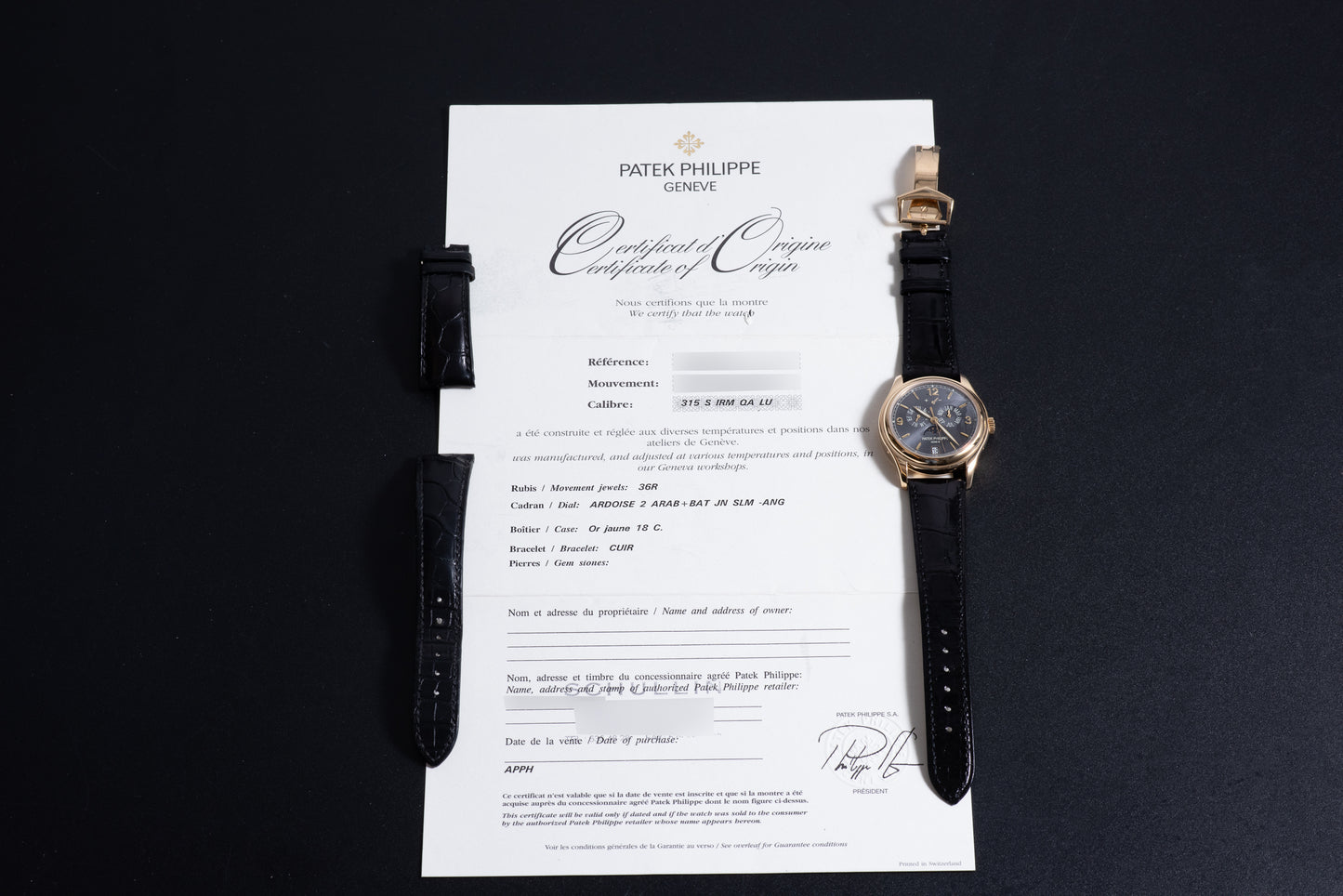 Patek Philippe Annual Calendar Moonphase