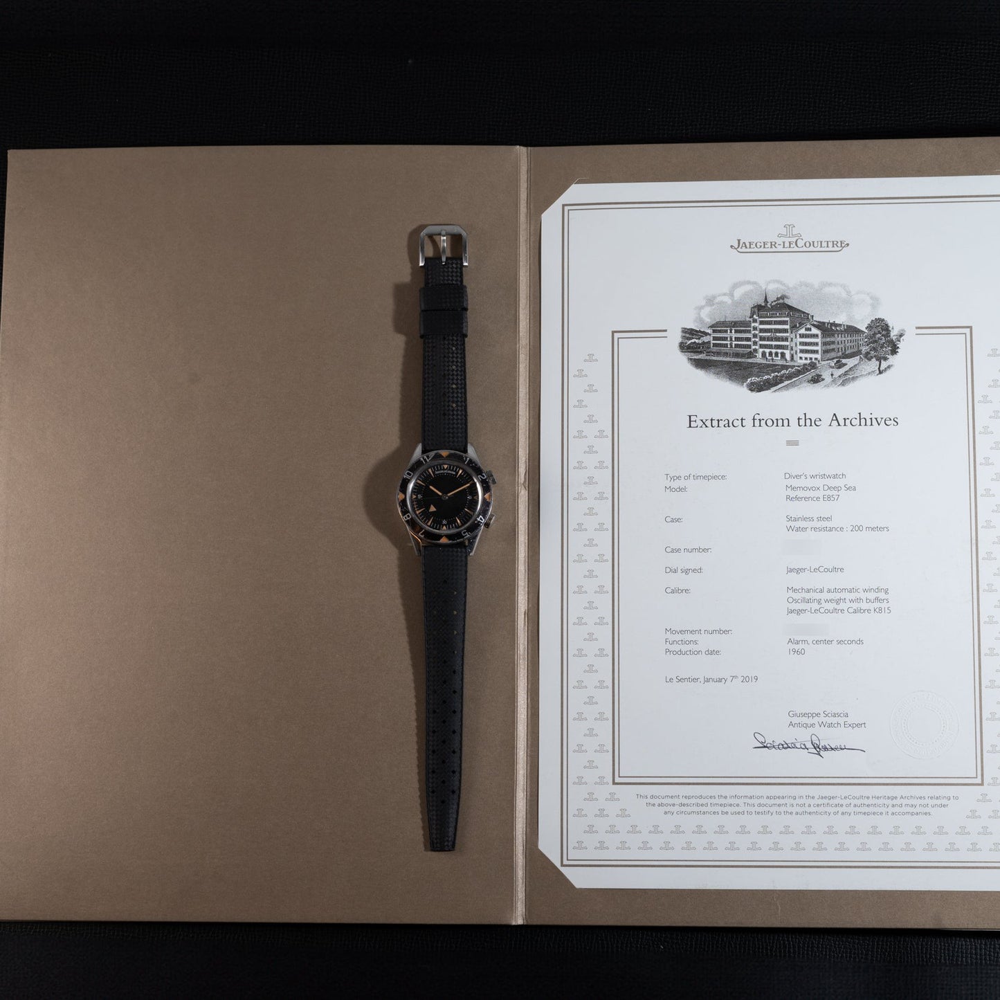 Jaeger-LeCoultre Deep Sea Alarm European Model