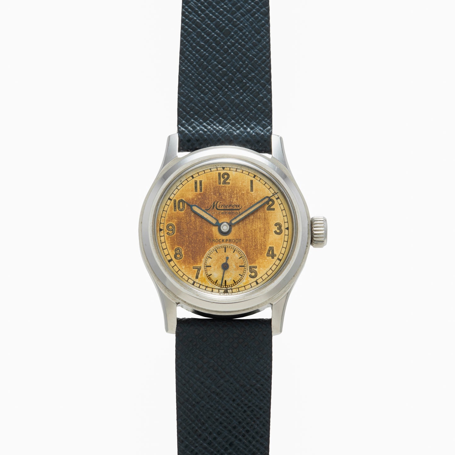 Minerva Stainless Steel Field Watch