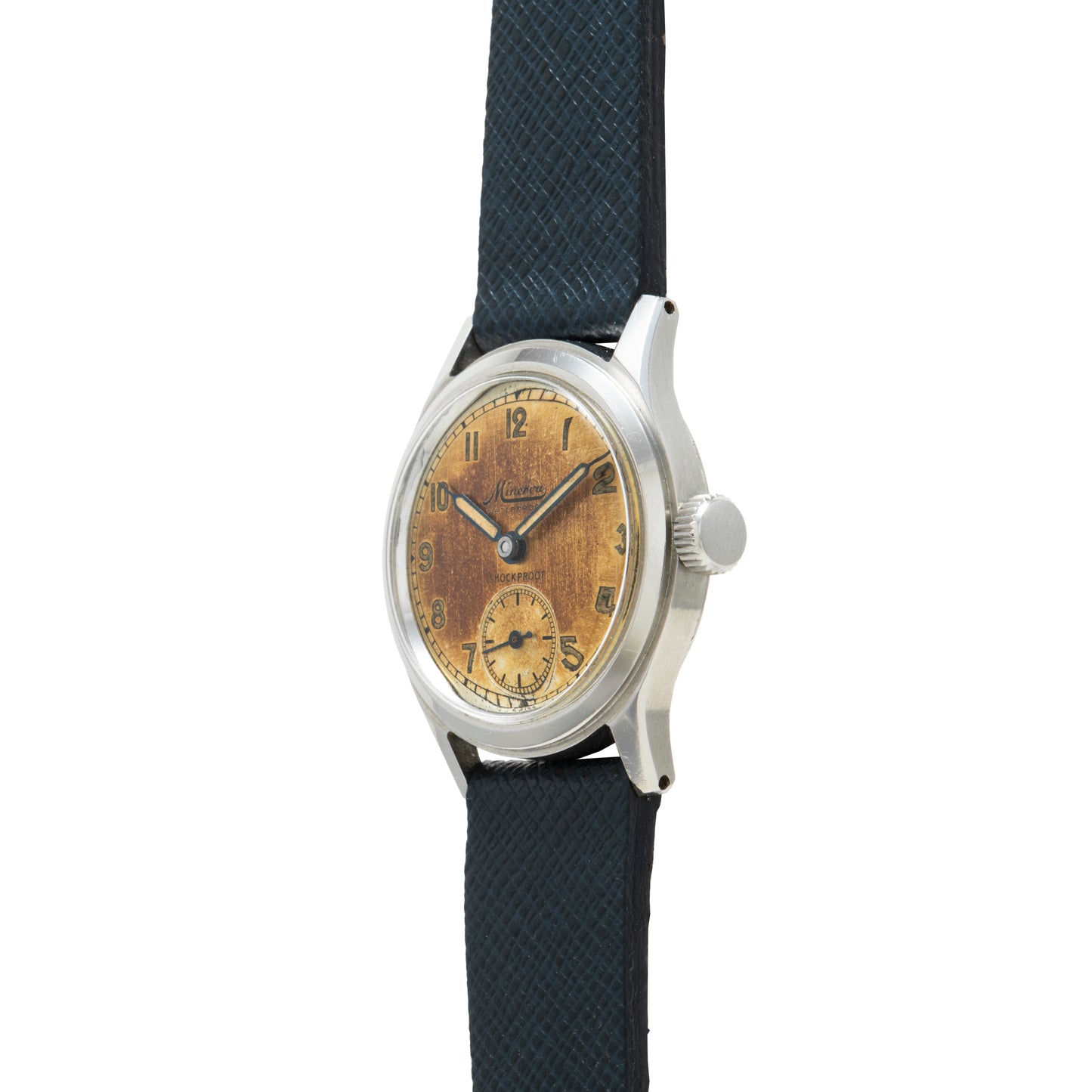 Minerva Stainless Steel Field Watch