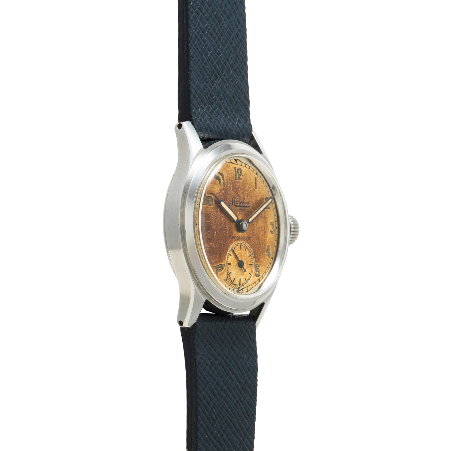 Minerva Stainless Steel Field Watch