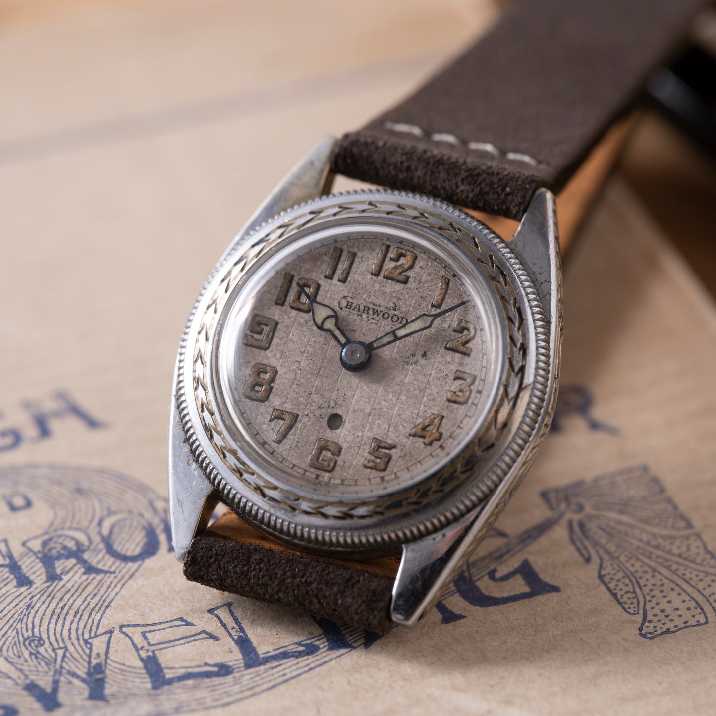 Harwood Engraved Automatic