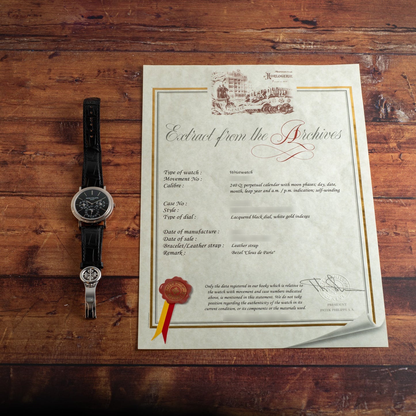 Patek Philippe Perpetual Calendar Moonphase