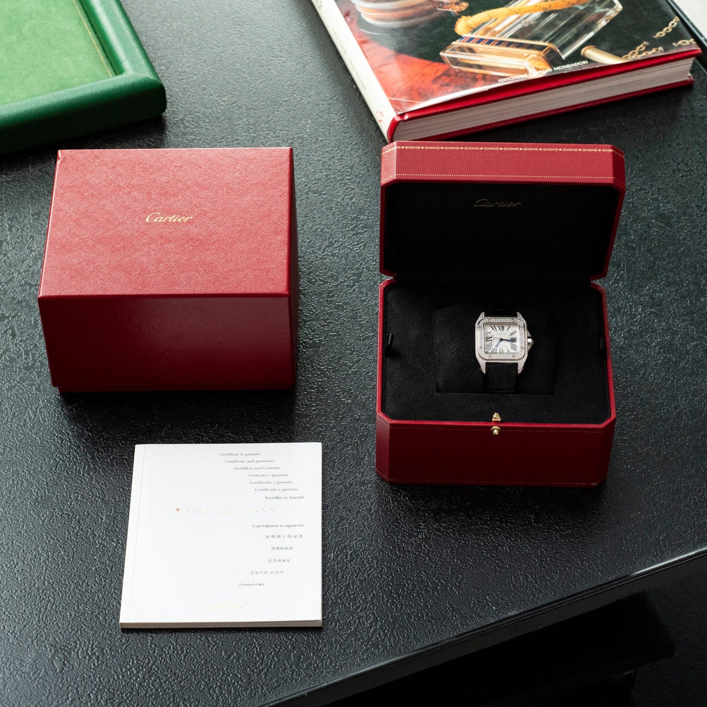 Cartier Santos 100 Diamond