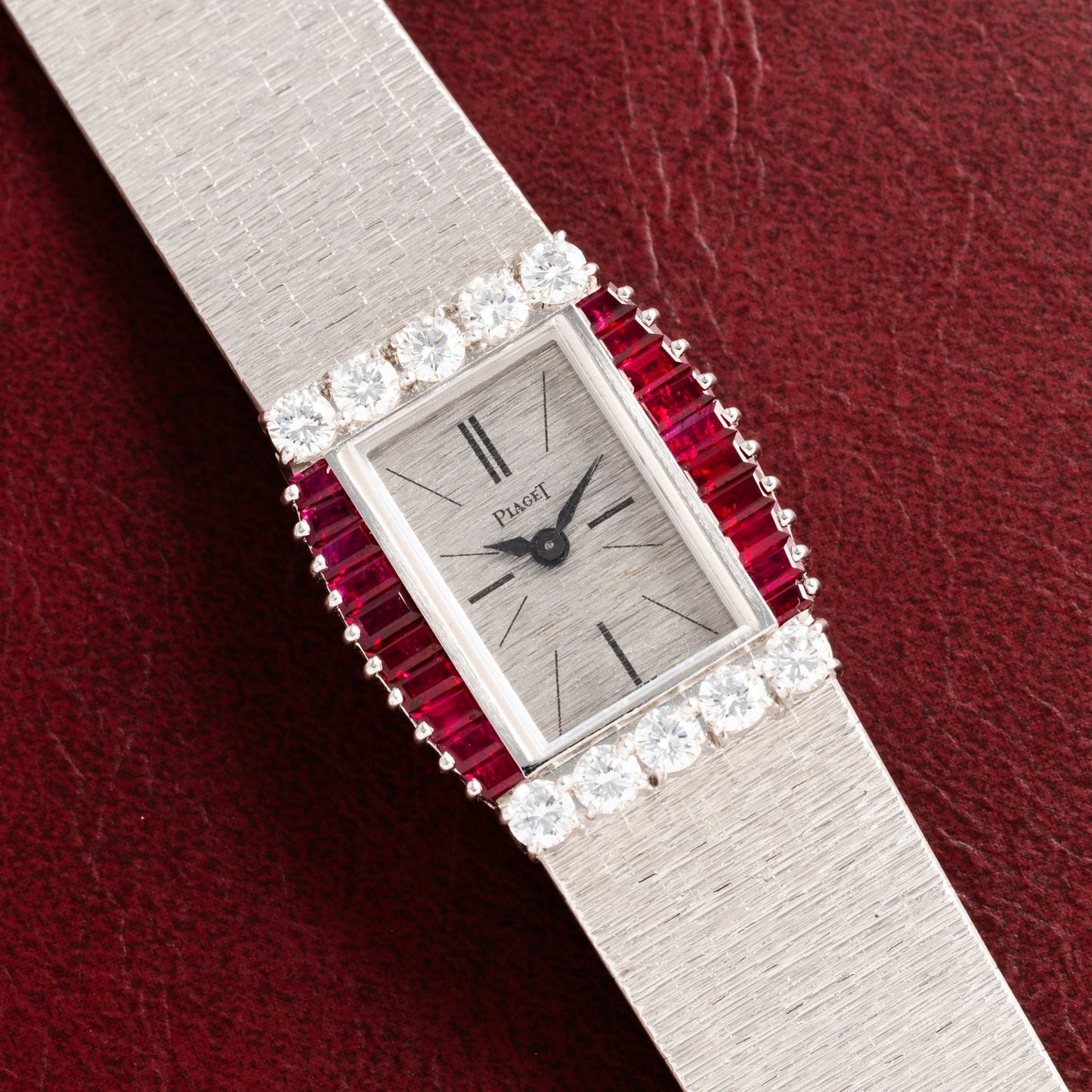 Piaget Ruby and Diamond Dress Watch
