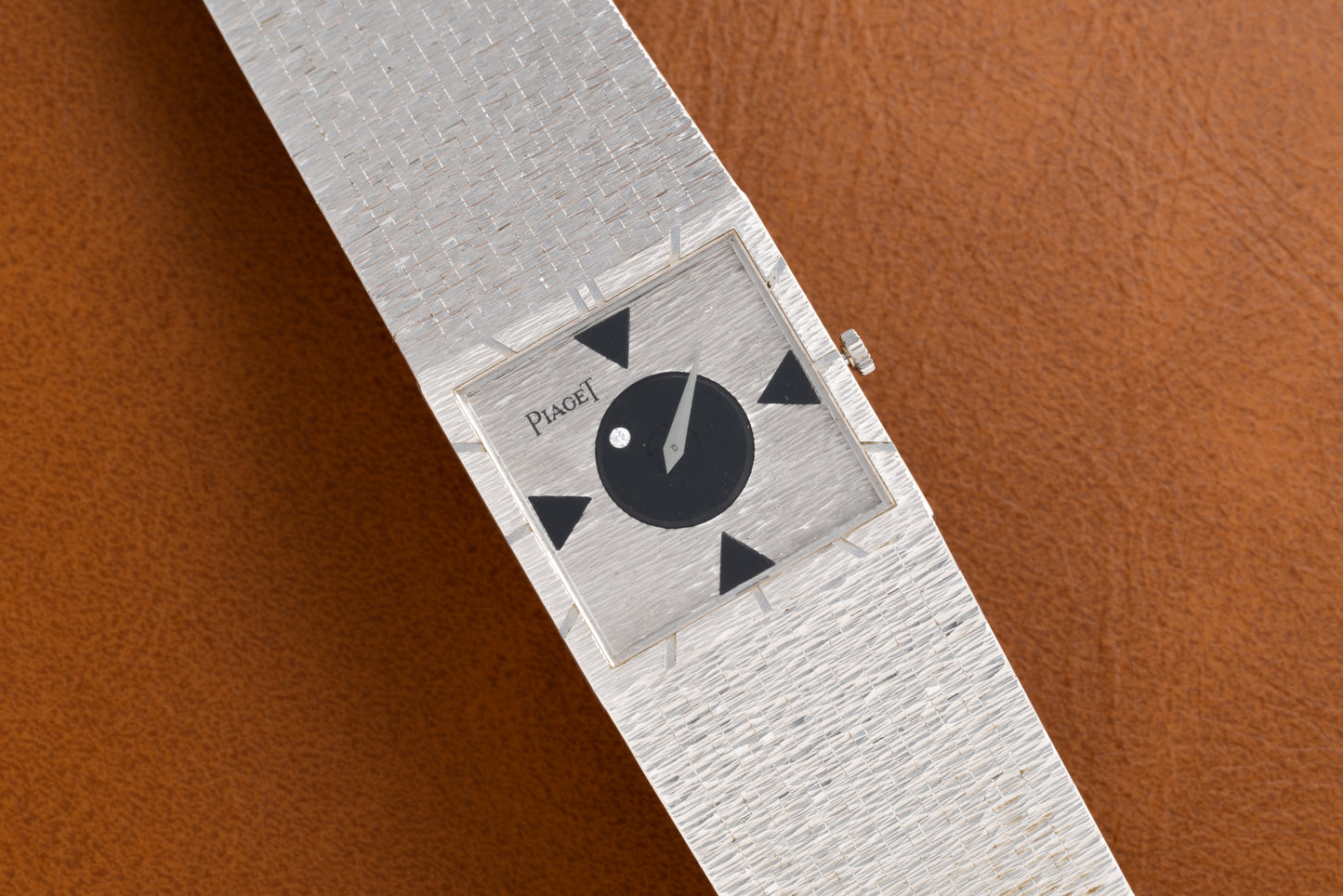 Piaget White Gold 'Onyx' Dress Watch