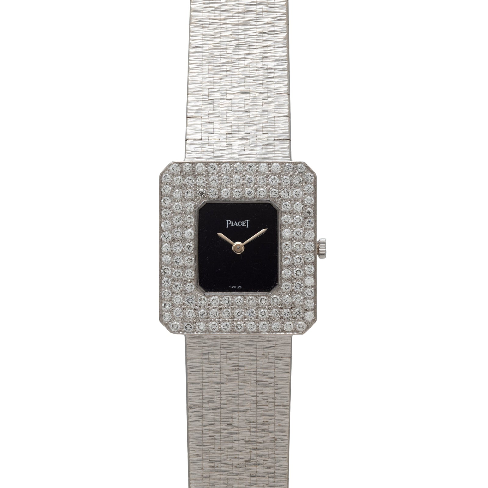 Piaget 'Onyx' Diamond Dress Watch