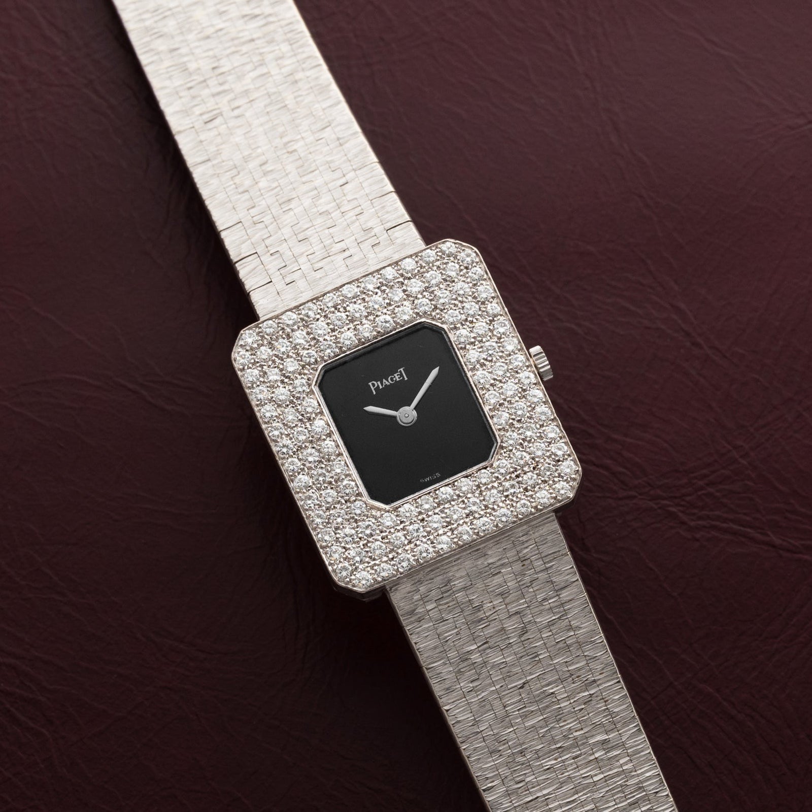 Piaget 'Onyx' Diamond Dress Watch