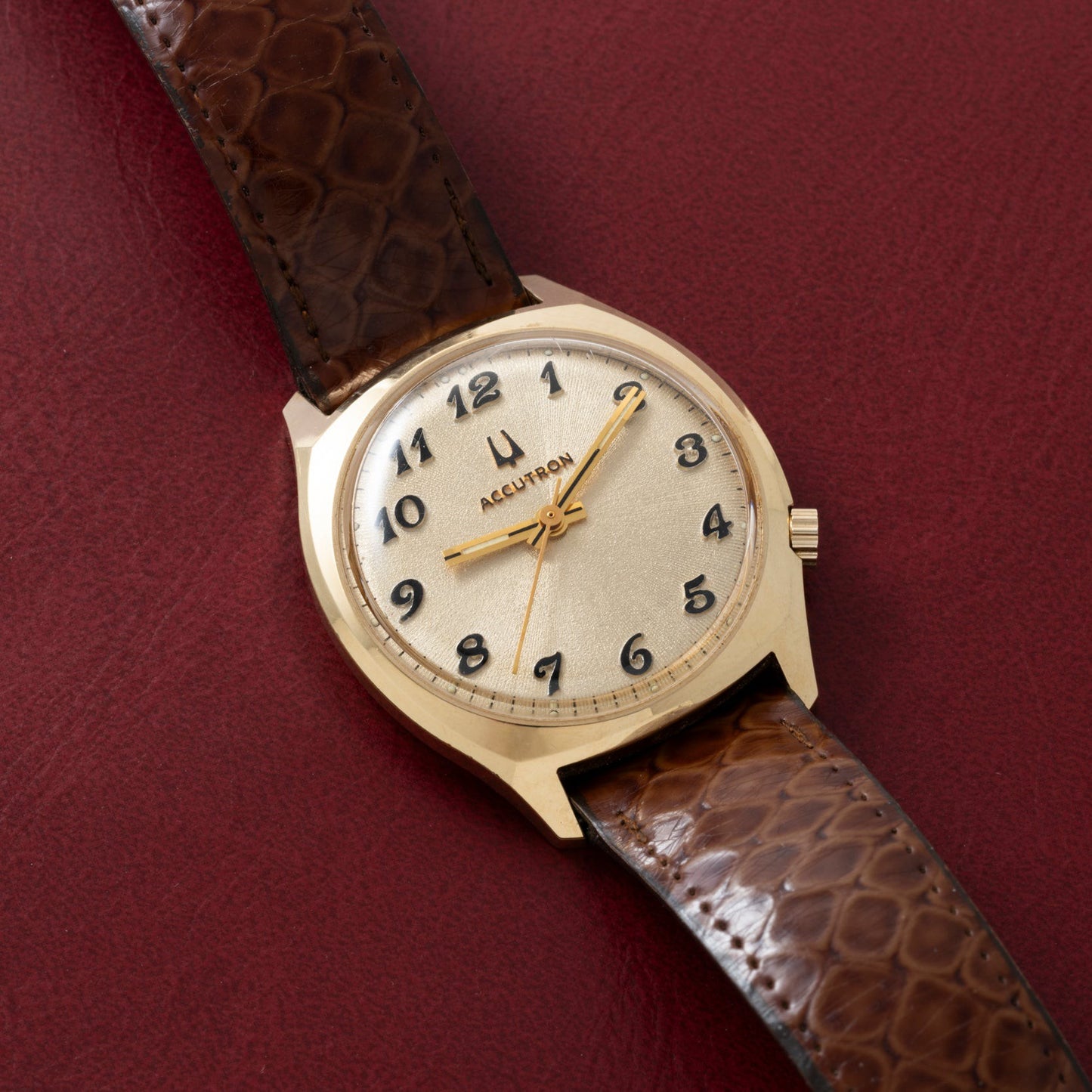 Bulova Accutron Cushion Case Watch