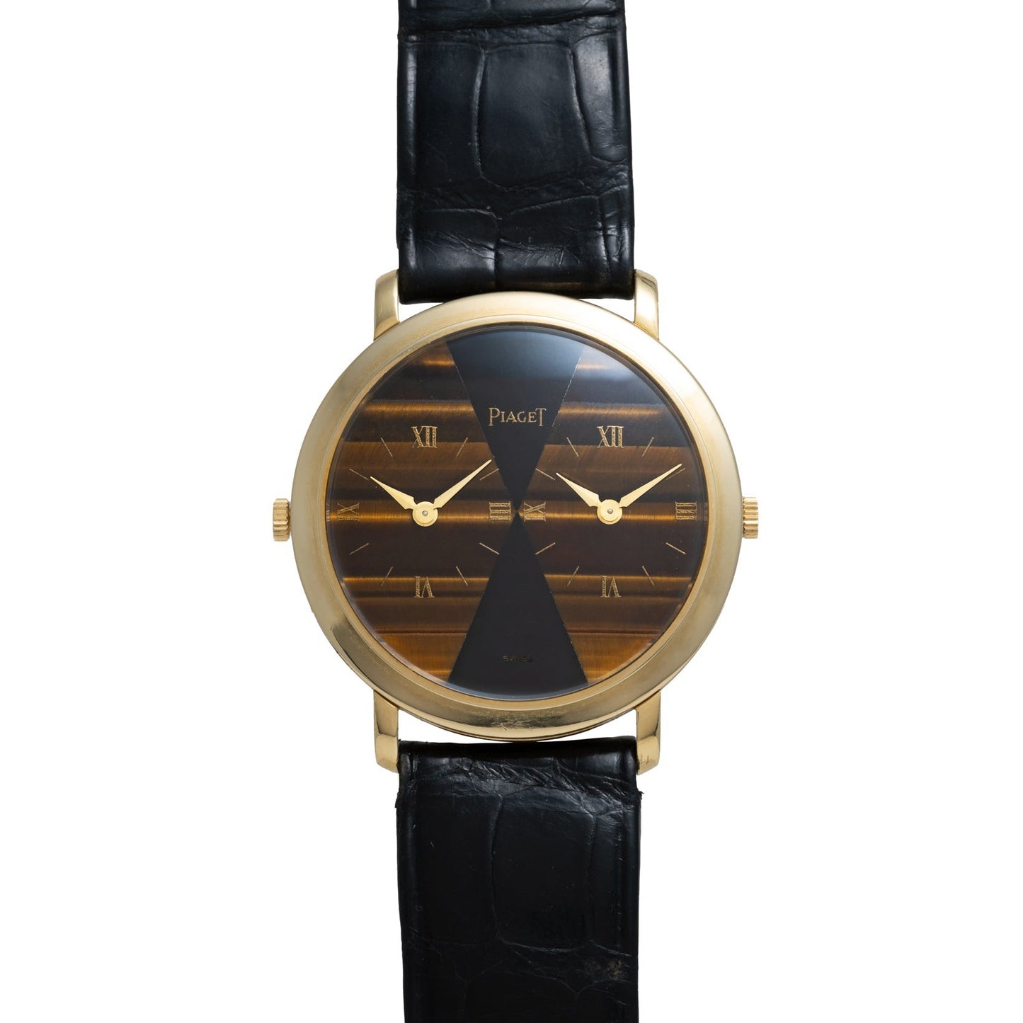 Piaget Dual Time 'Tiger's Eye' Dress Watch