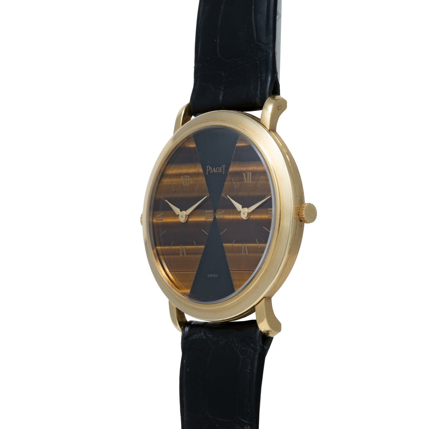 Piaget Dual Time 'Tiger's Eye' Dress Watch
