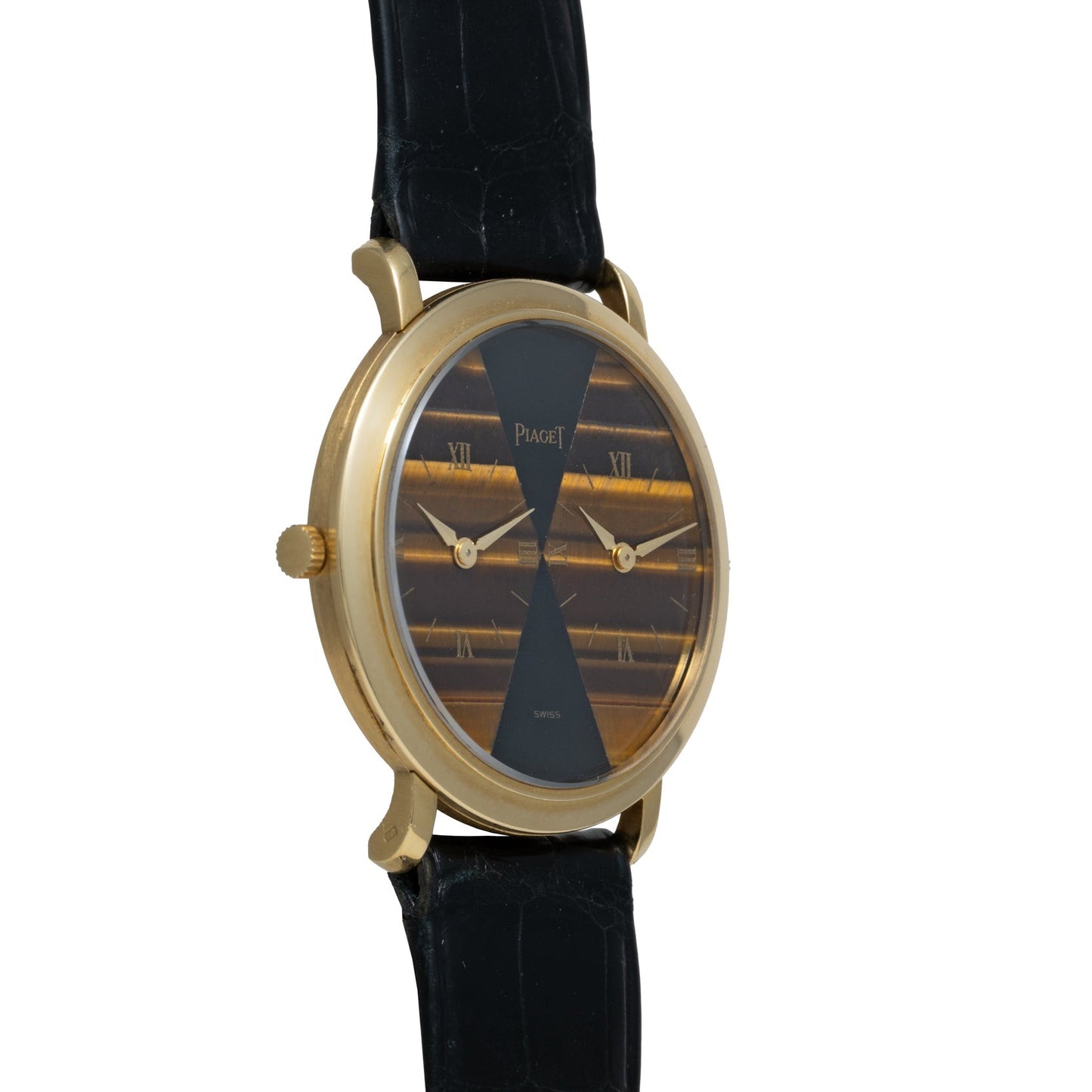 Piaget Dual Time 'Tiger's Eye' Dress Watch